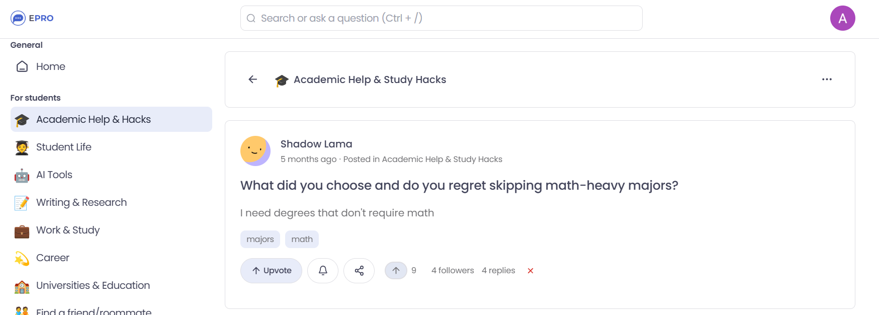 How to Pick a College Major