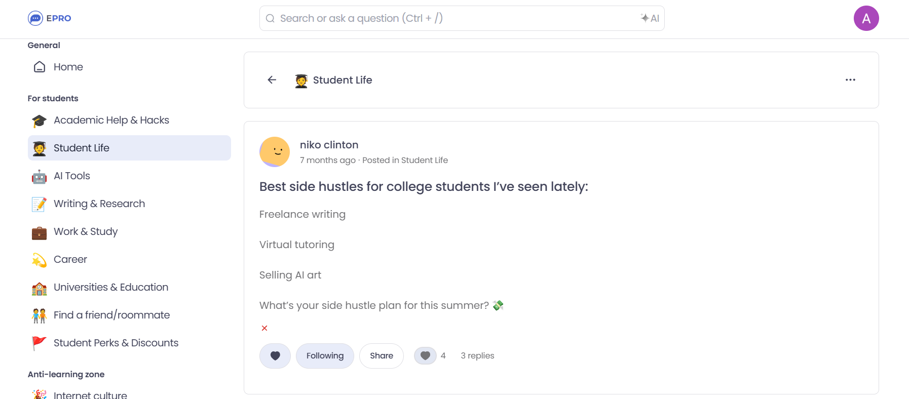 27 Side Hustles for College Students