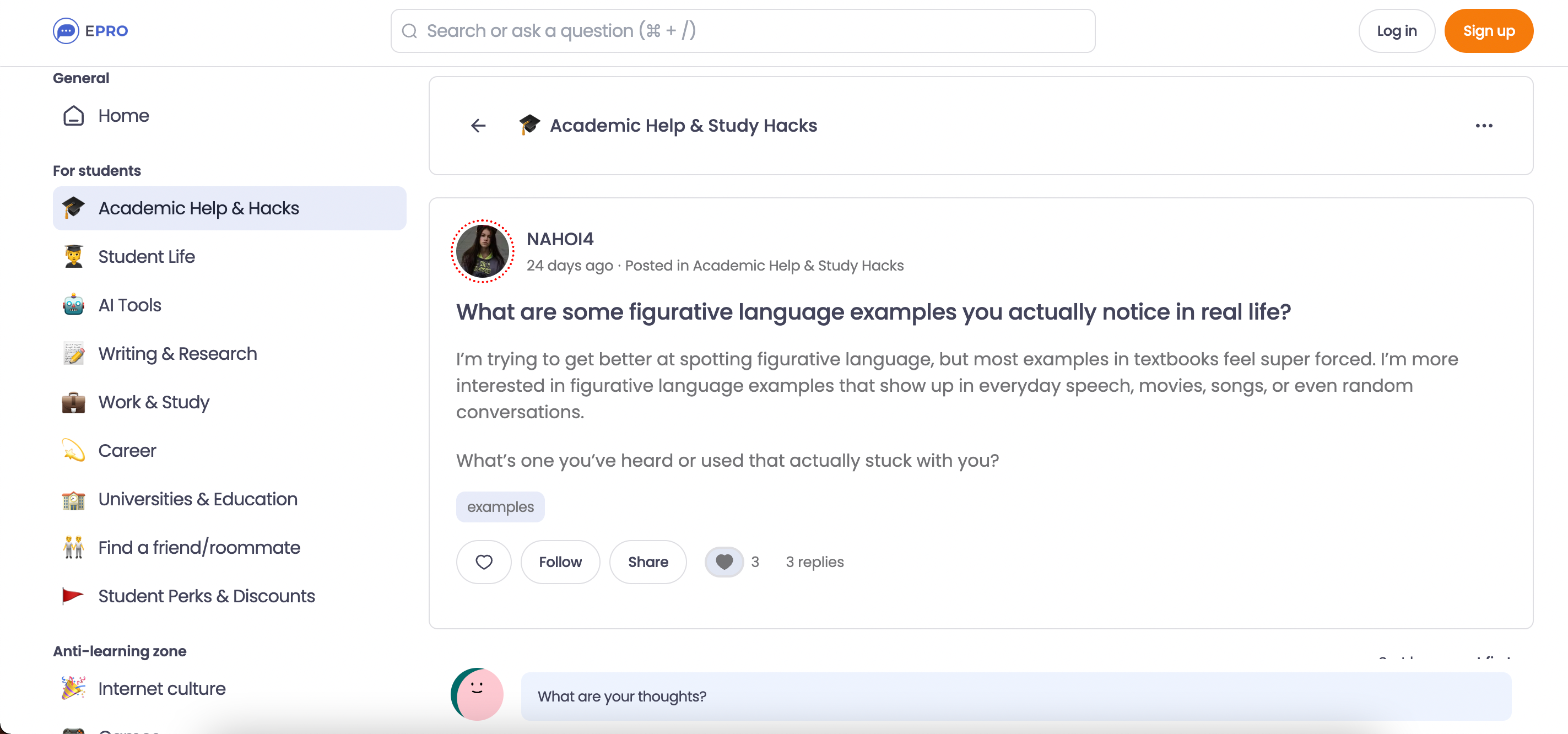 What are some figurative language examples you actually notice in real life