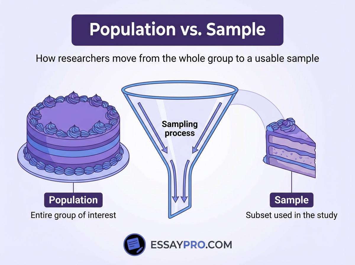 population vs sample