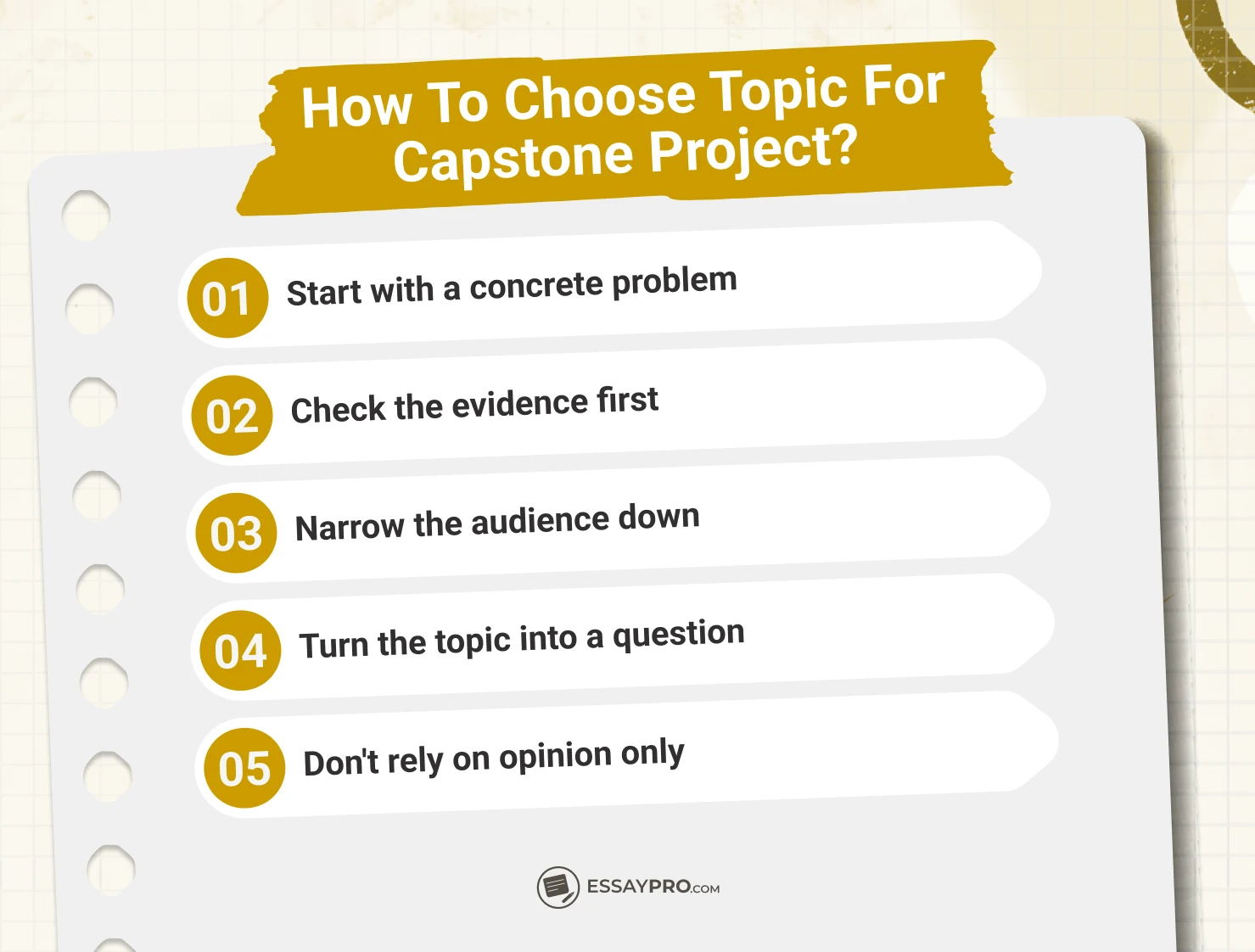 How To Choose Topic For Capstone Project?