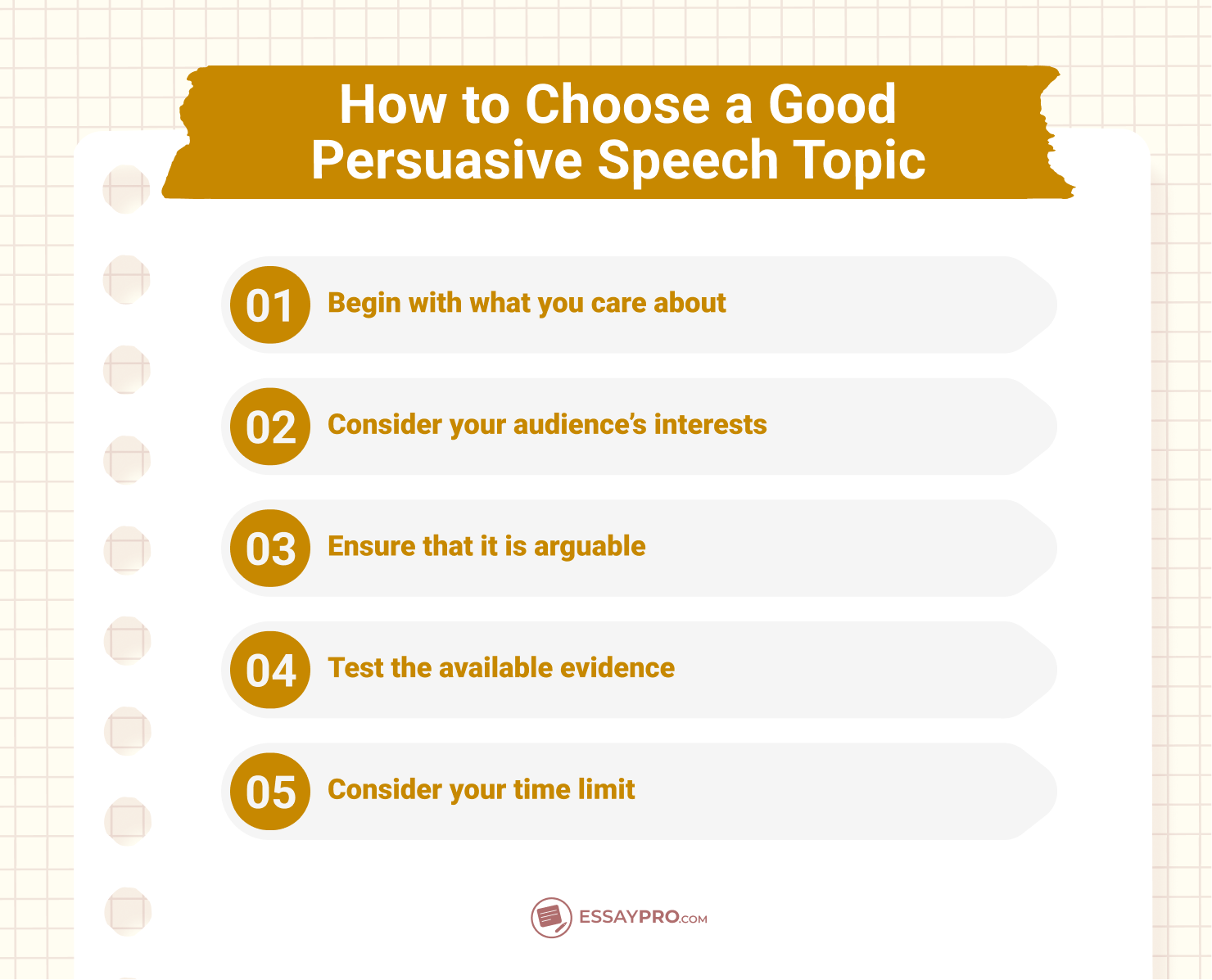 How to Choose a Good Persuasive Speech Topic