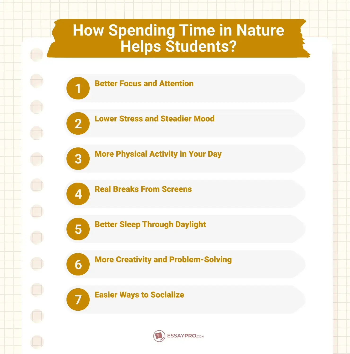 How Spending Time in Nature Helps Students?