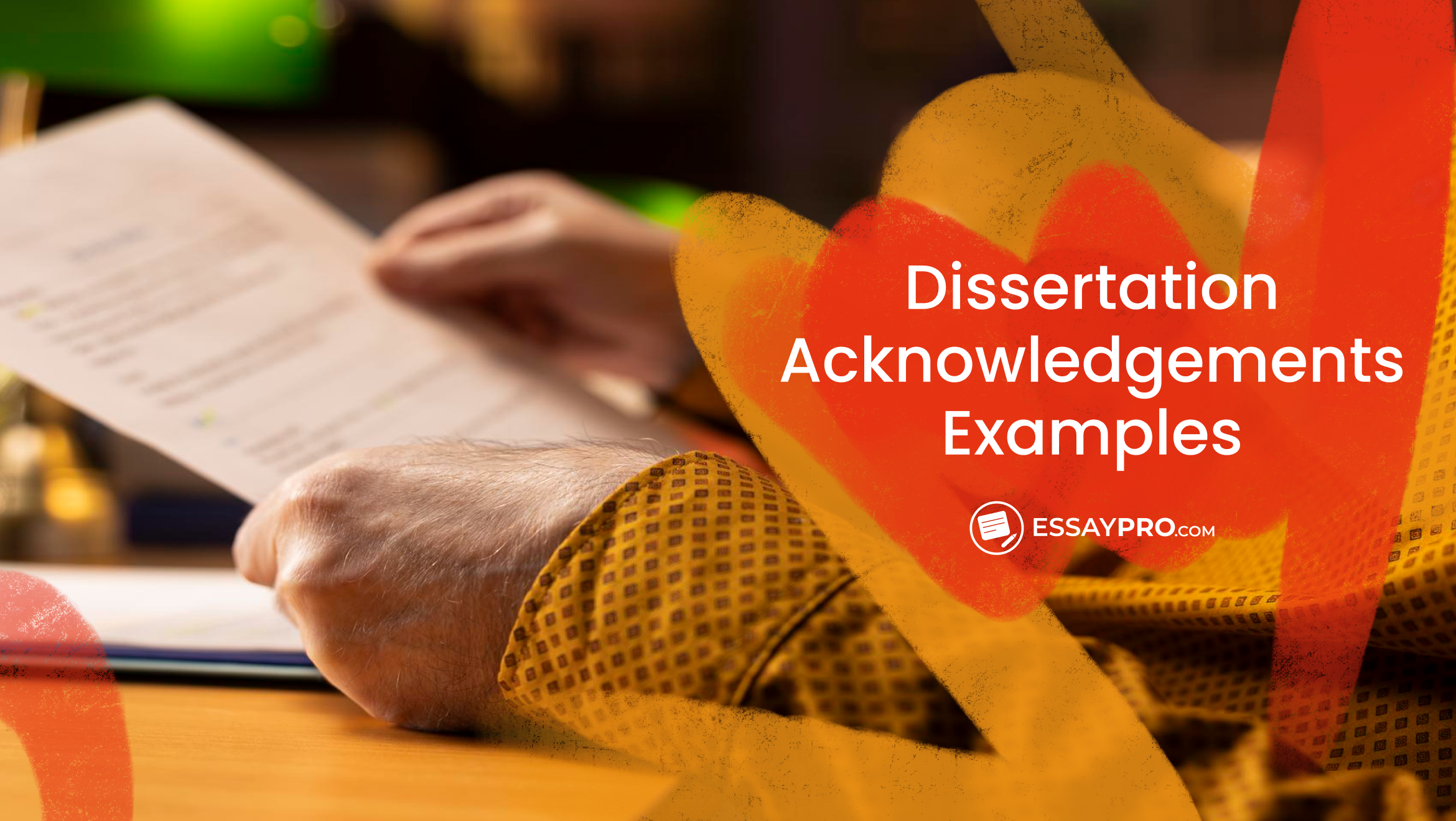 Dissertation Acknowledgements Examples
