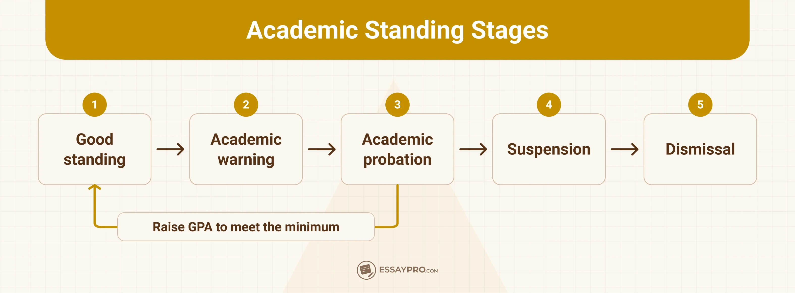 Academic Standing Stages