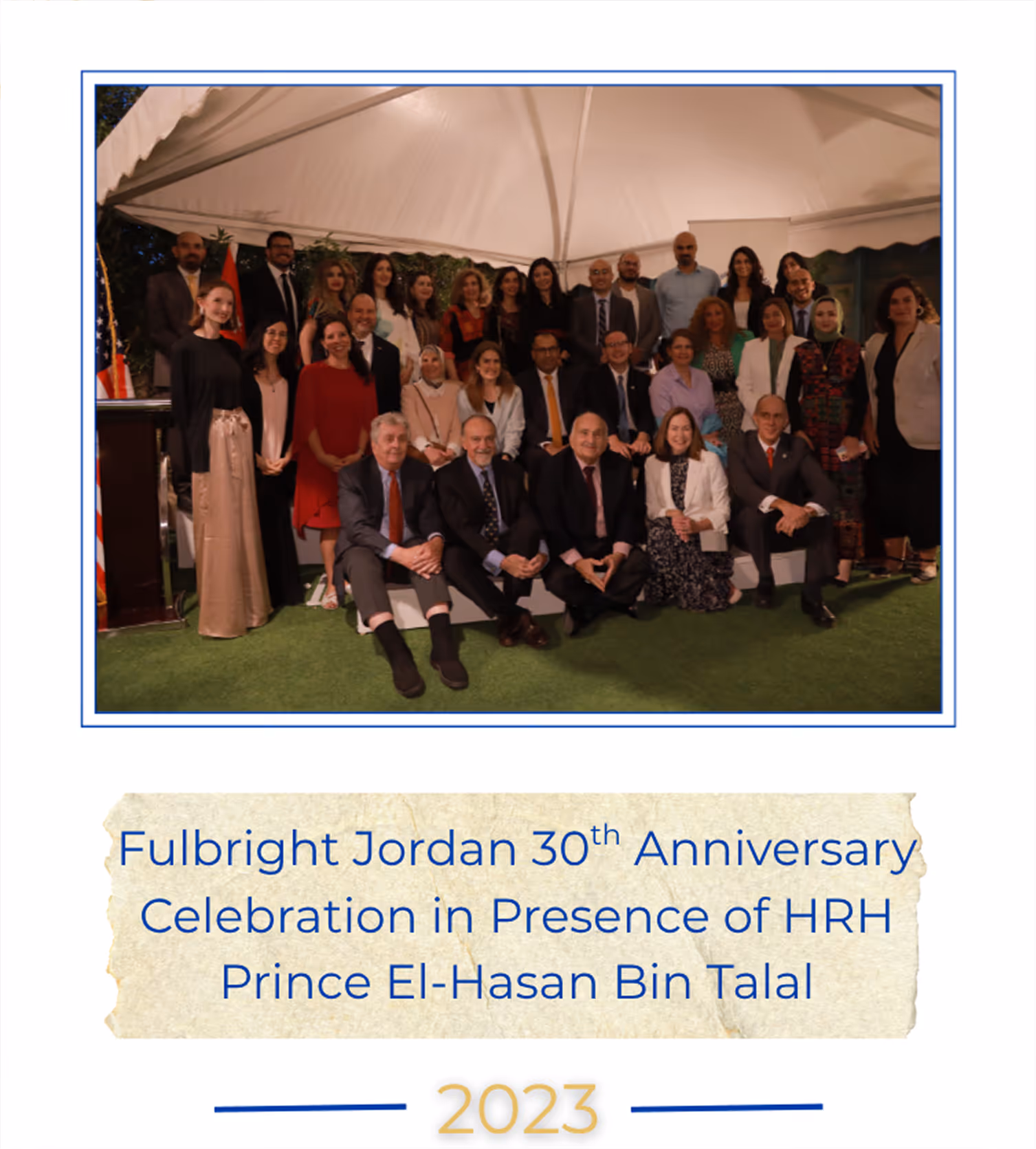 Fulbright Jordan 30th Anniversary Celebration in Presence of HRH Prince El-Hasan Bin Talal
