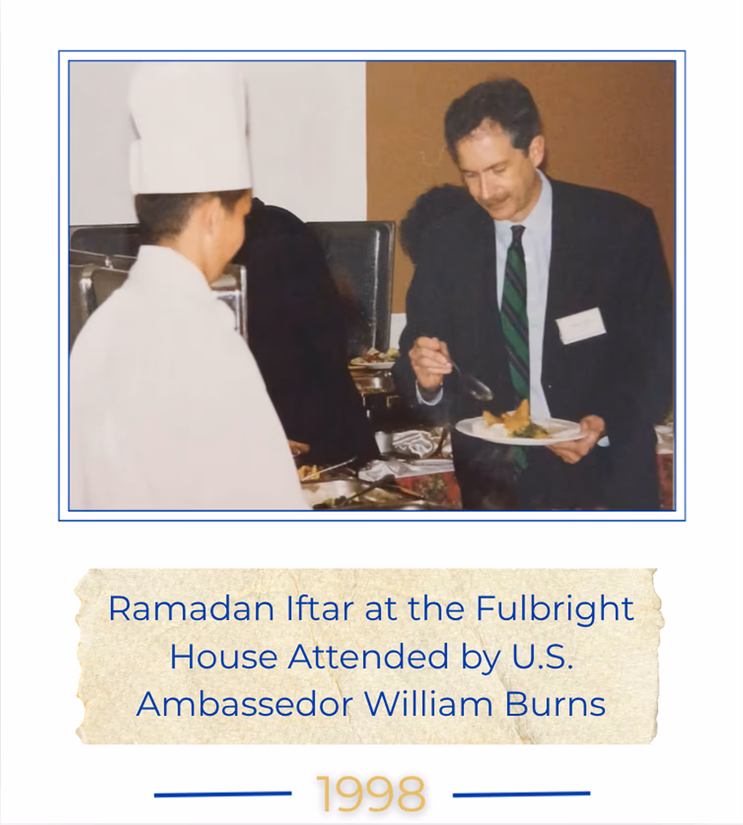 Ramadan Iftar at the Fulbright House Attended by U.S. Ambassedor William Burns