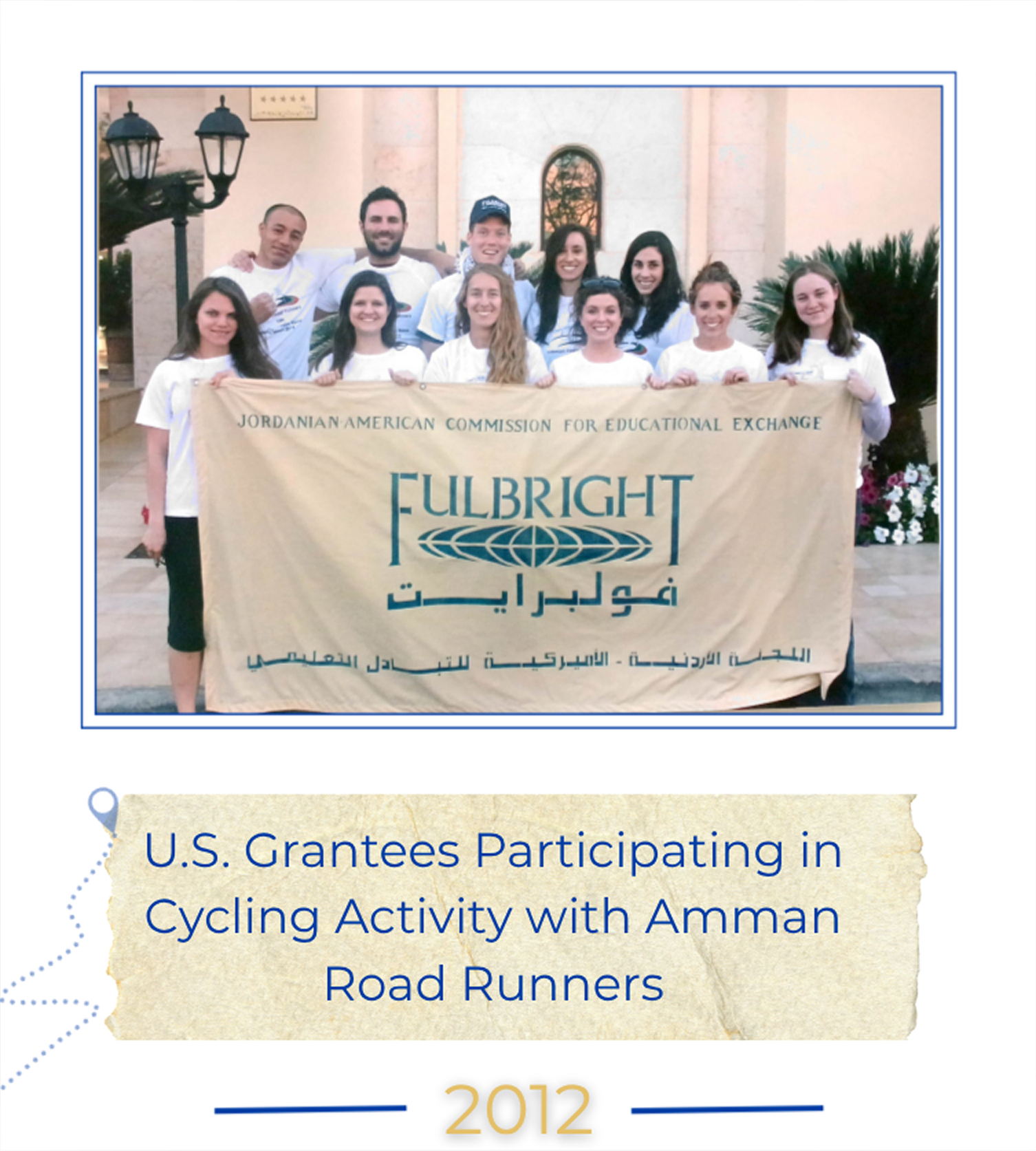 U.S. Grantees Participating in Cycling Activity with Amman Road Runners