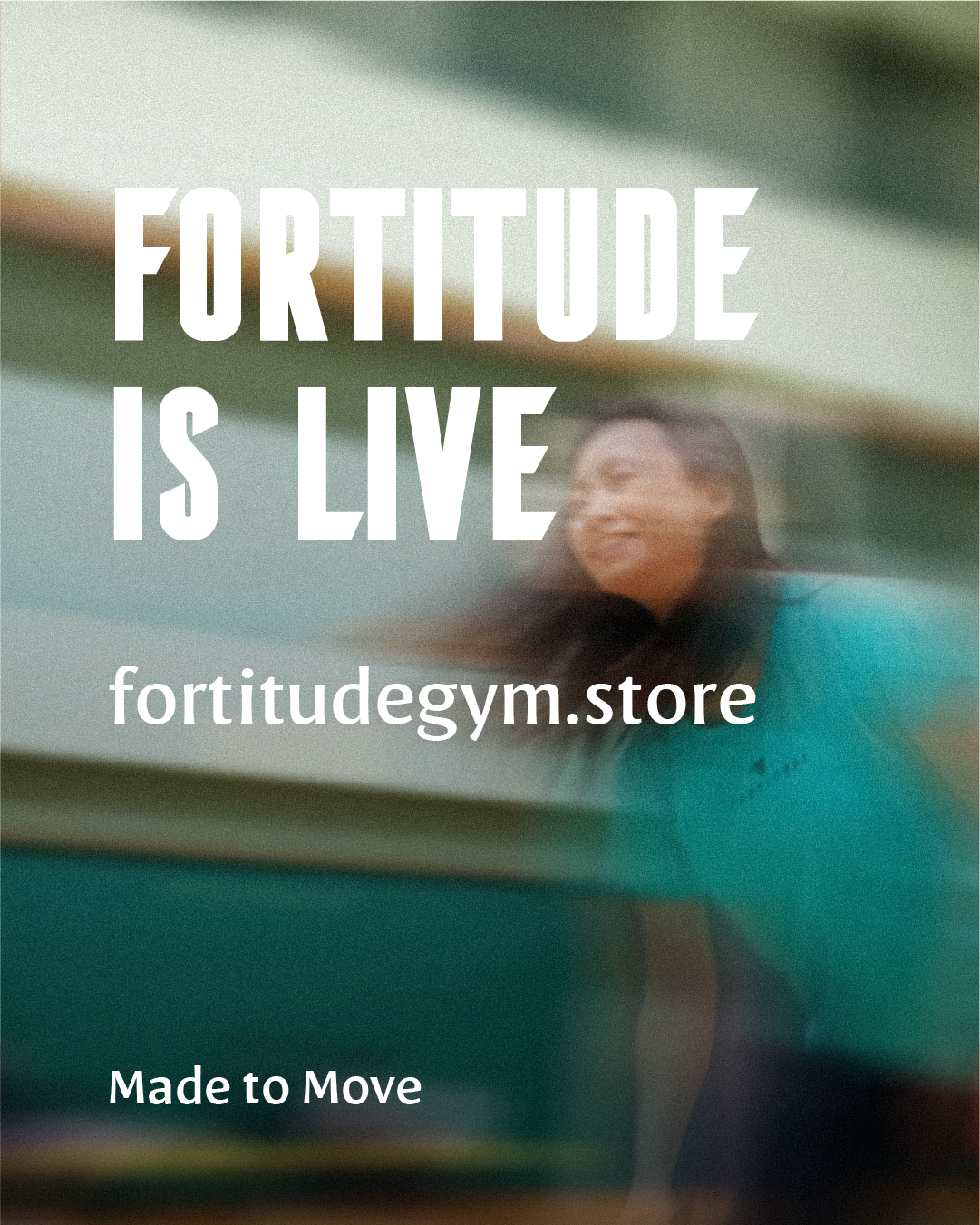 Profile of Muhammad Ali shouting next to quote about mountains, pebble in shoe, and fortitude logo.