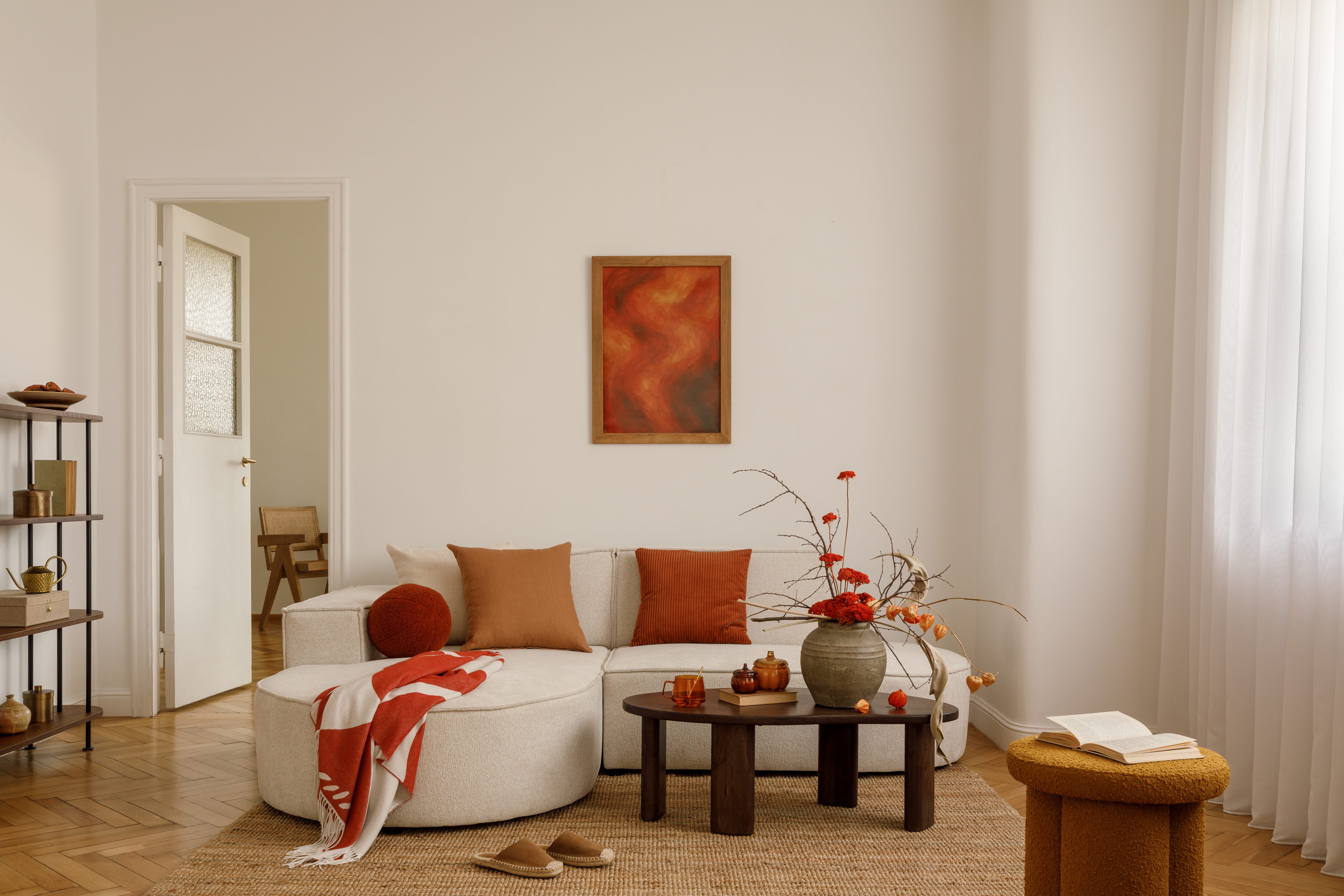 Family Moving with loads of boxes Outside