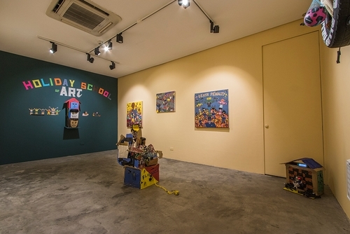 Holiday School of Art Presents: Urban Decay Planning by John Jayvee del Rosario, curated by Teacher Vivian Cruz © MO_Space