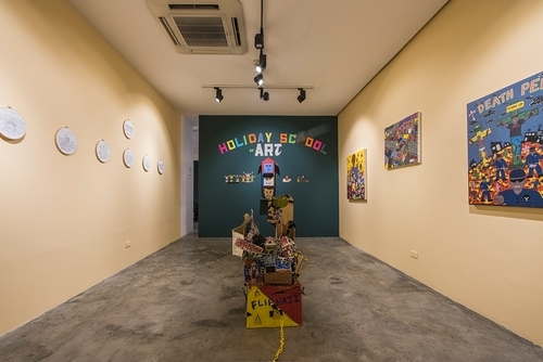 Holiday School of Art Presents: Urban Decay Planning by John Jayvee del Rosario, curated by Teacher Vivian Cruz © MO_Space