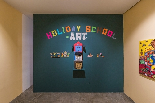 Holiday School of Art Presents: Urban Decay Planning by John Jayvee del Rosario, curated by Teacher Vivian Cruz © MO_Space