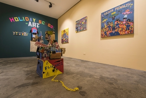 Holiday School of Art Presents: Urban Decay Planning by John Jayvee del Rosario, curated by Teacher Vivian Cruz © MO_Space