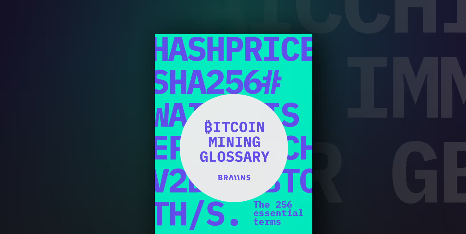 Braiins Books | Bitcoin Mining Glossary