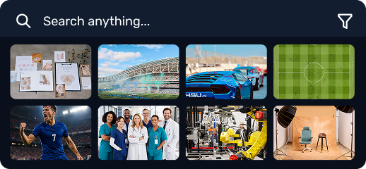 AI visual search results