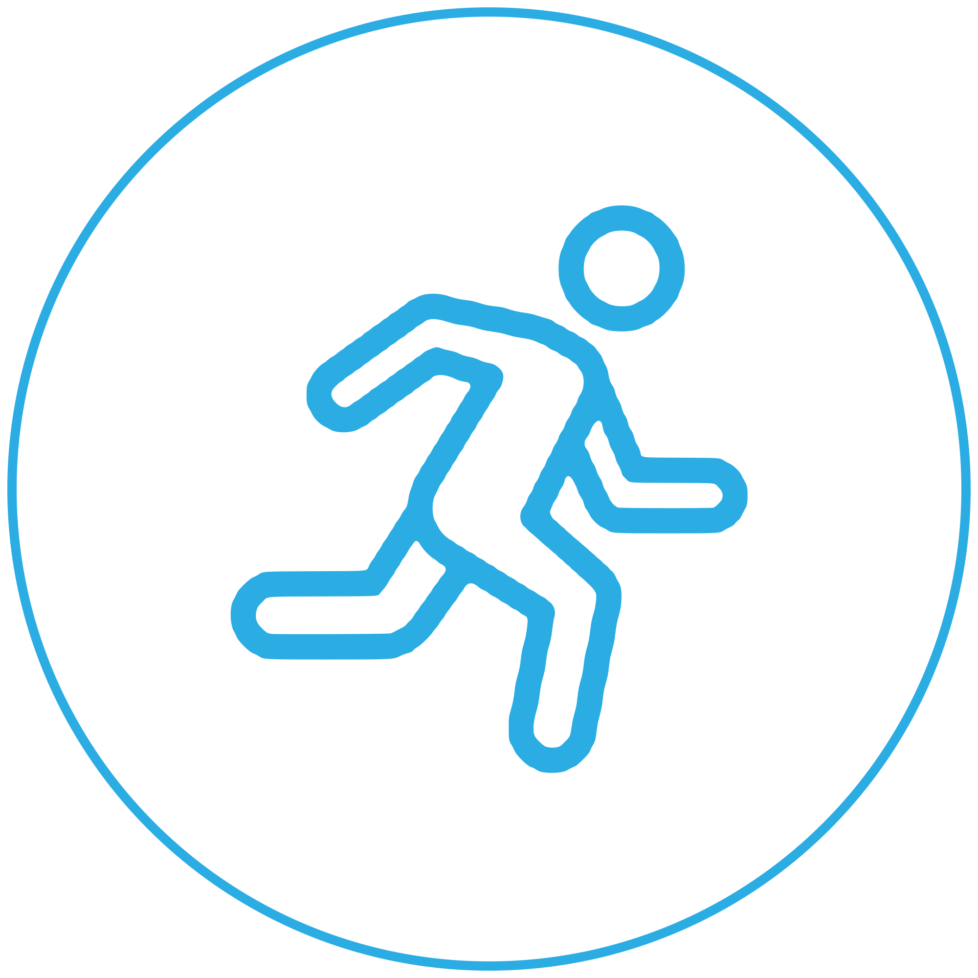 Running person icon