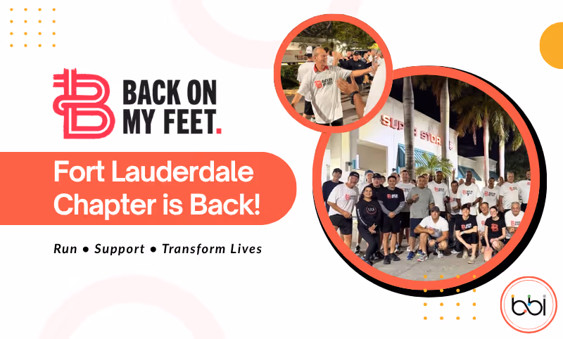 Back on My Feet Kicks Off in Fort Lauderdale!