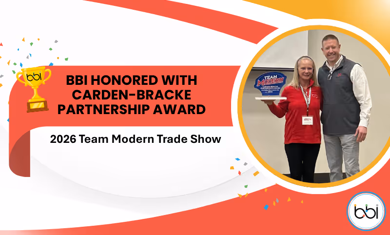 BBI Wins Team Modern Partnership Award