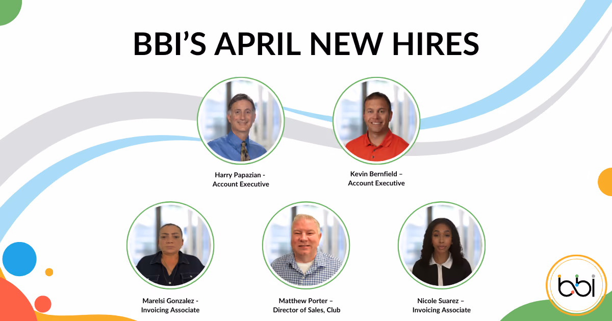  New Team Members Join BBI Across Sales and Accounting