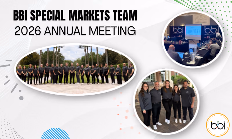 BBI Special Markets team at the 2026 annual meeting in Orlando
