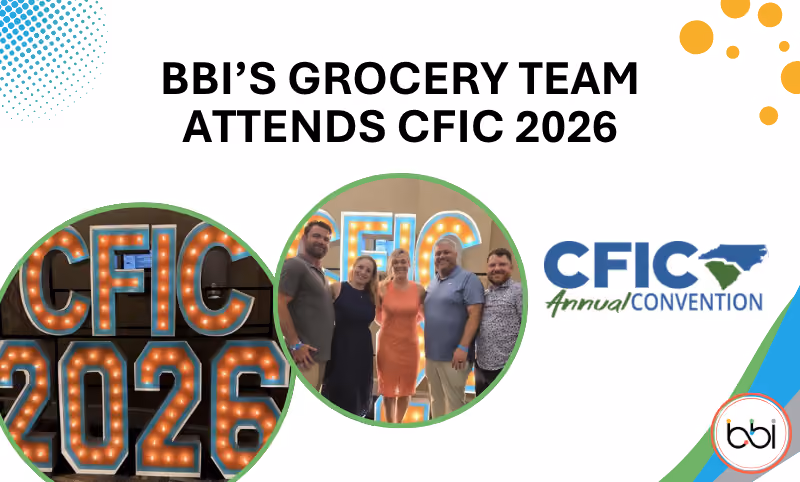 BBI Grocery team at the Carolinas Food Industry Council 2026 annual convention