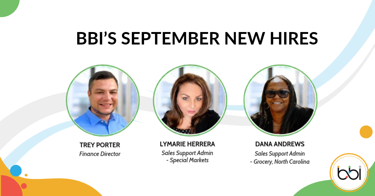 BBI Welcomes Three New Team Members in September