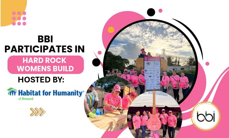 BBI team members with pink shirts on 