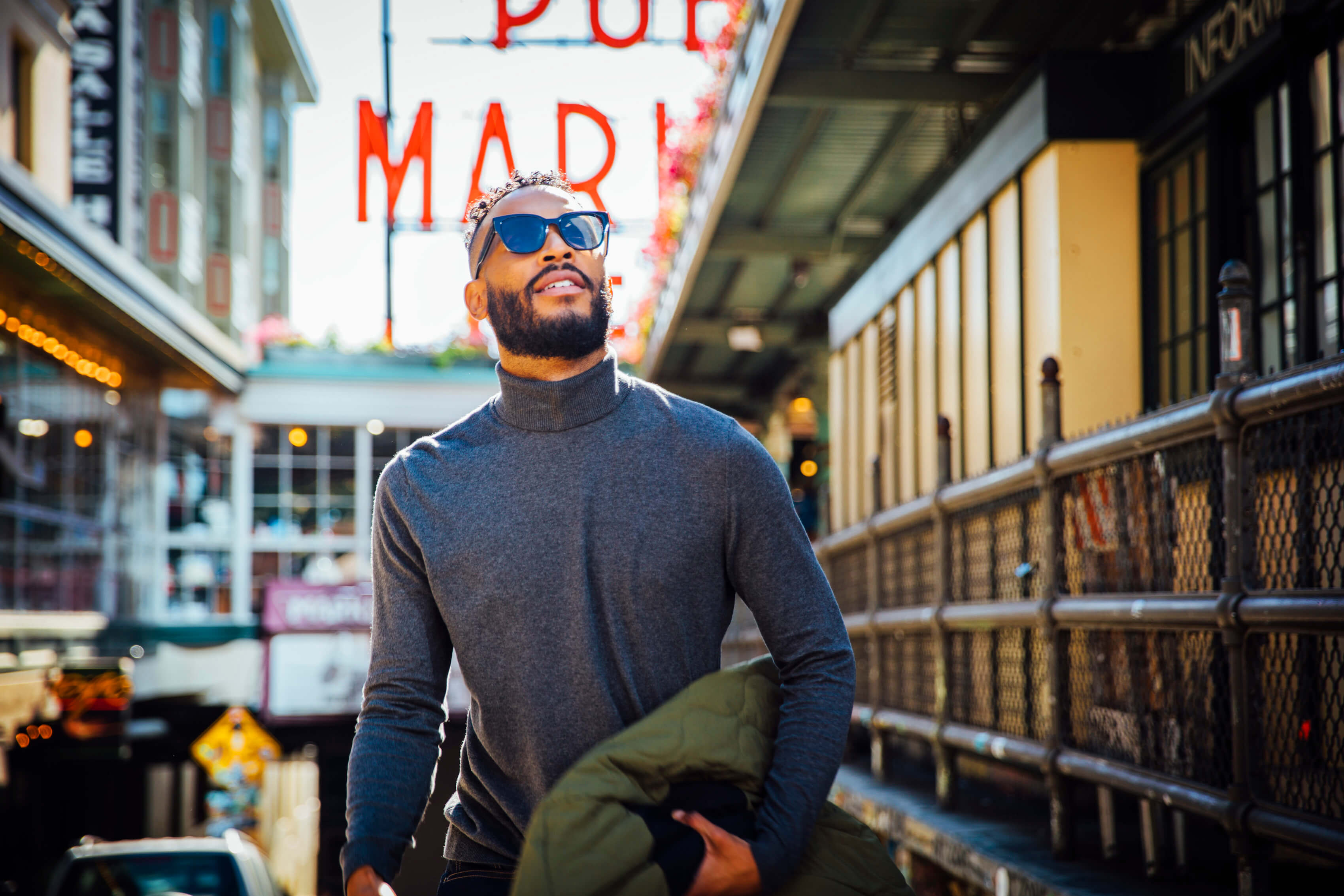 beautiful woman leaning against a sailboat-lifestyle-photography-seattle-marina-cutter and buck-estepworks