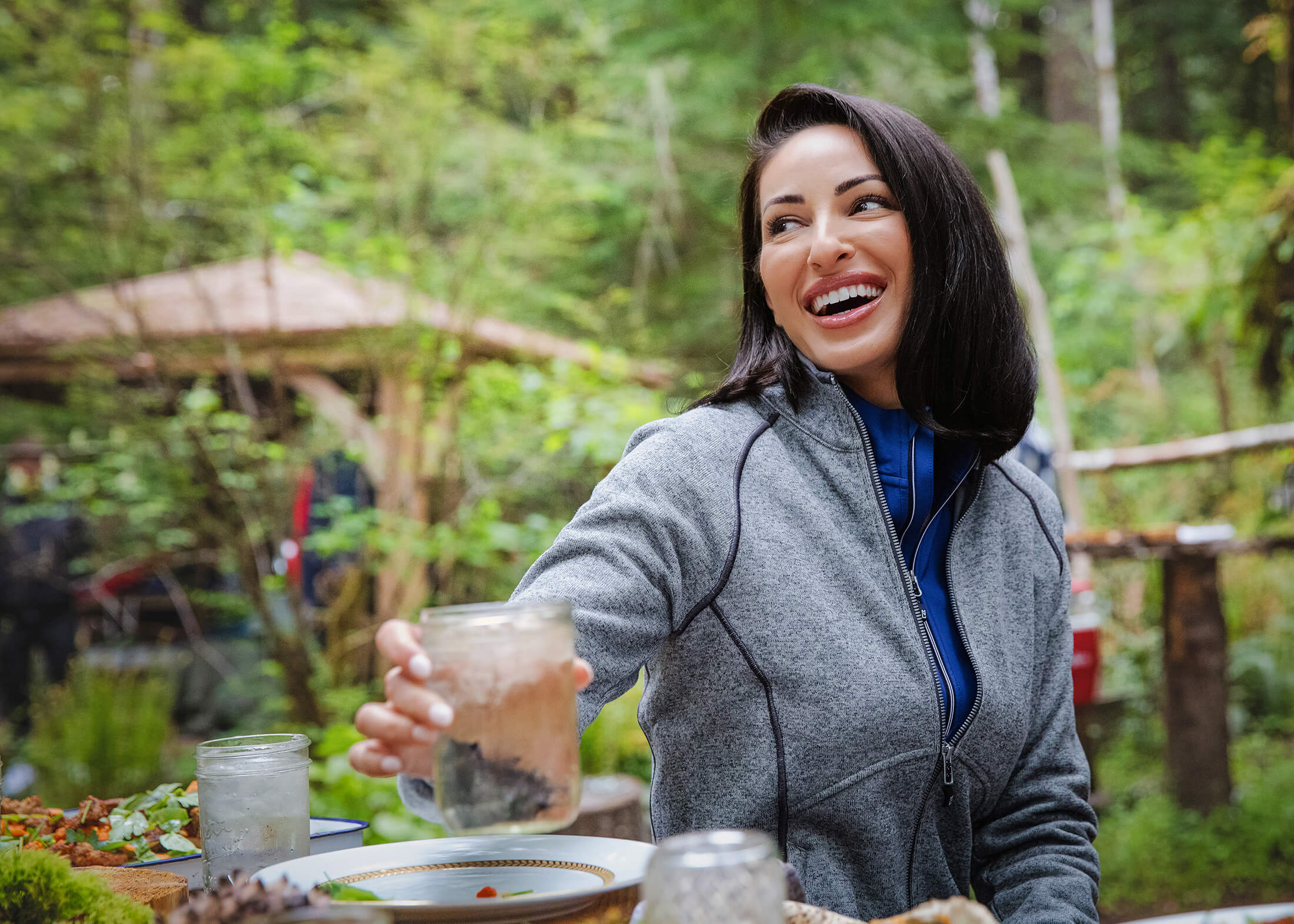 Woman with wine glass on restaurant-seattle-lifestyle-seattle-photography-estepworks-photographer-commercial-holland-america-cruise-line
