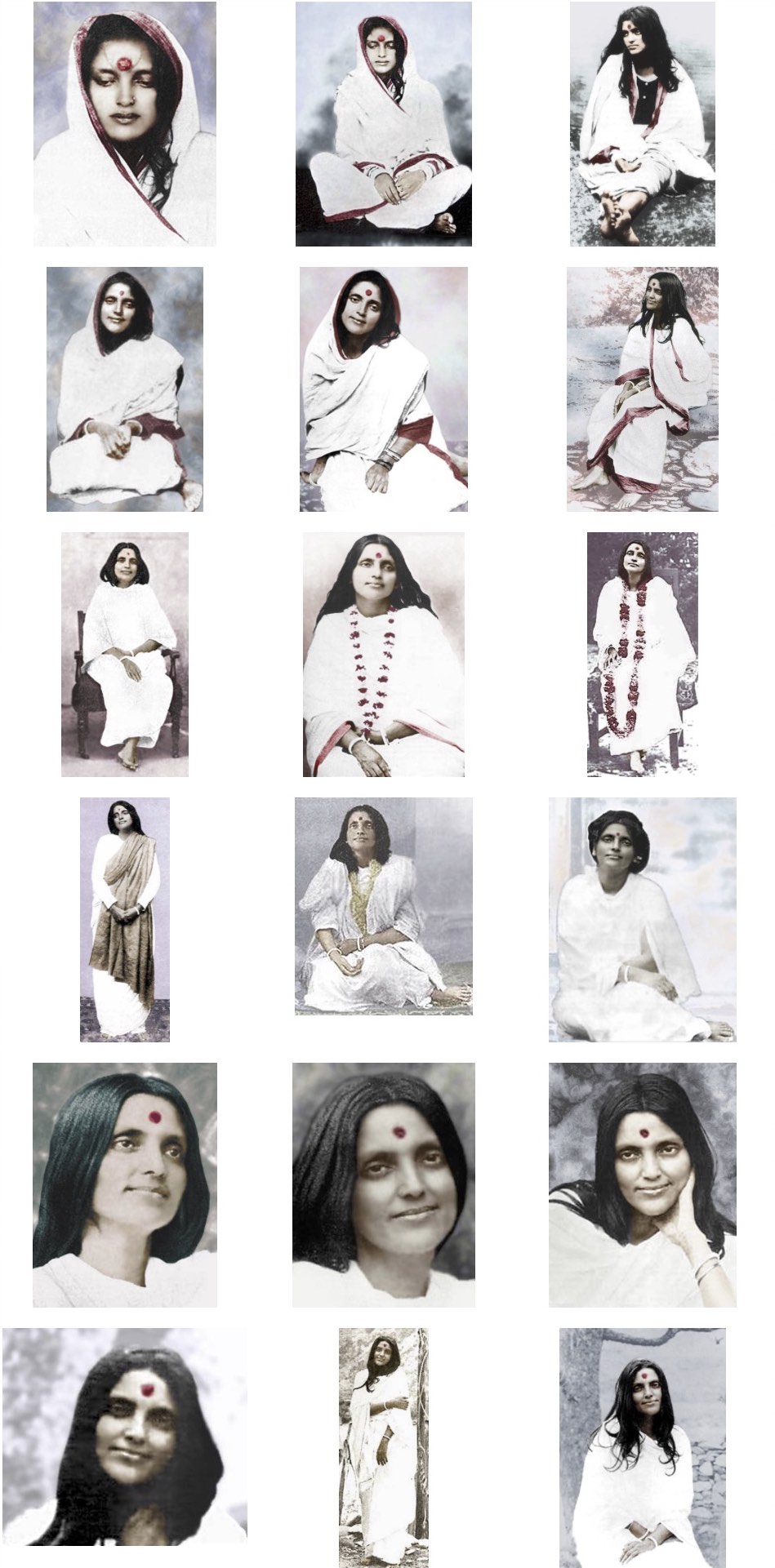 "Digital collection" of Ma Anandamayi on the official website anandamayi.org