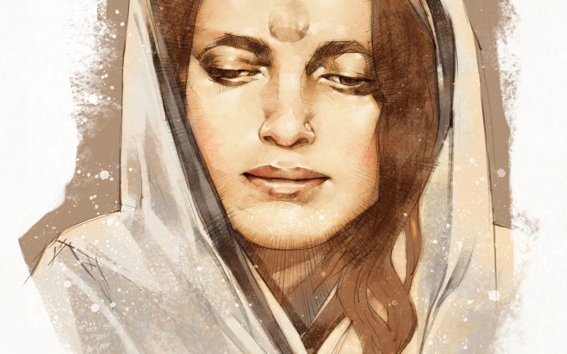 Anandamayi Ma, by Paul Wagner