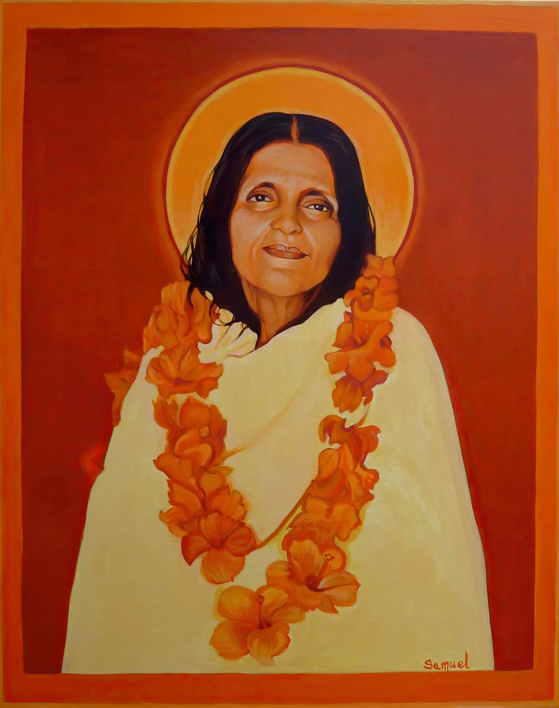 Portrait de Mâ Anandamayi : With Love, de Samuel Edelstein.