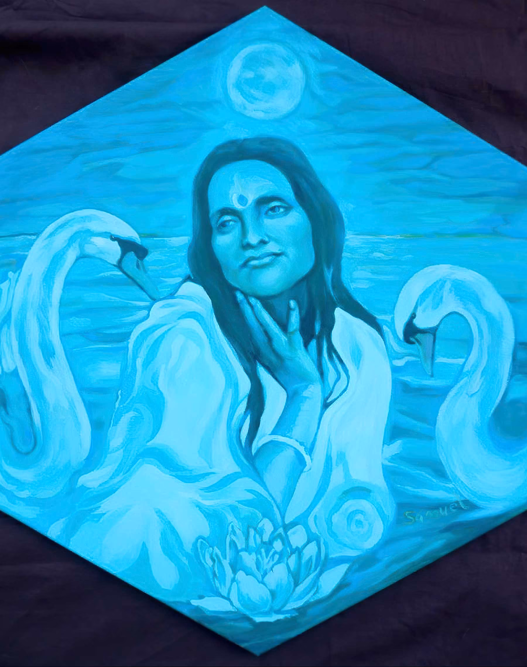 Portrait de Mâ Anandamayi : Devotion, de Samuel Edelstein.