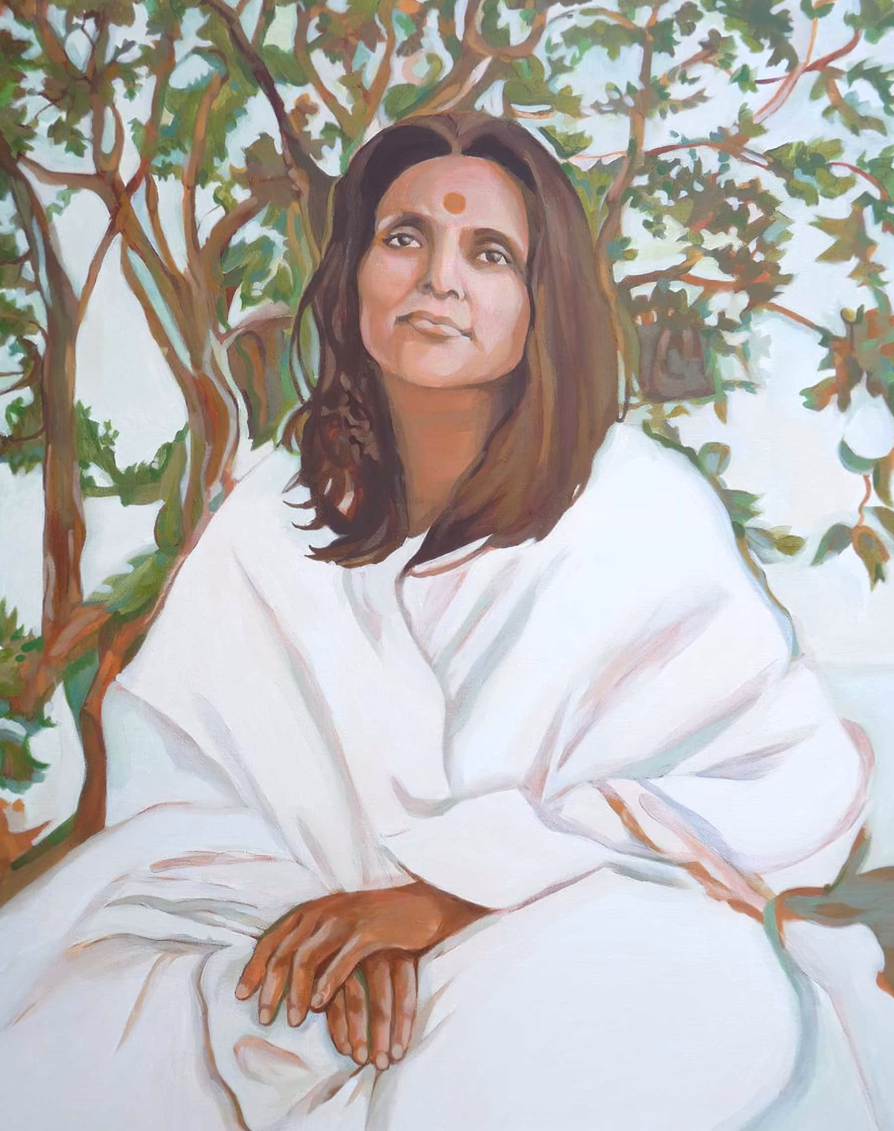 Portrait de Mâ Anandamayi : Portrait of a Saint, de Samuel Edelstein.