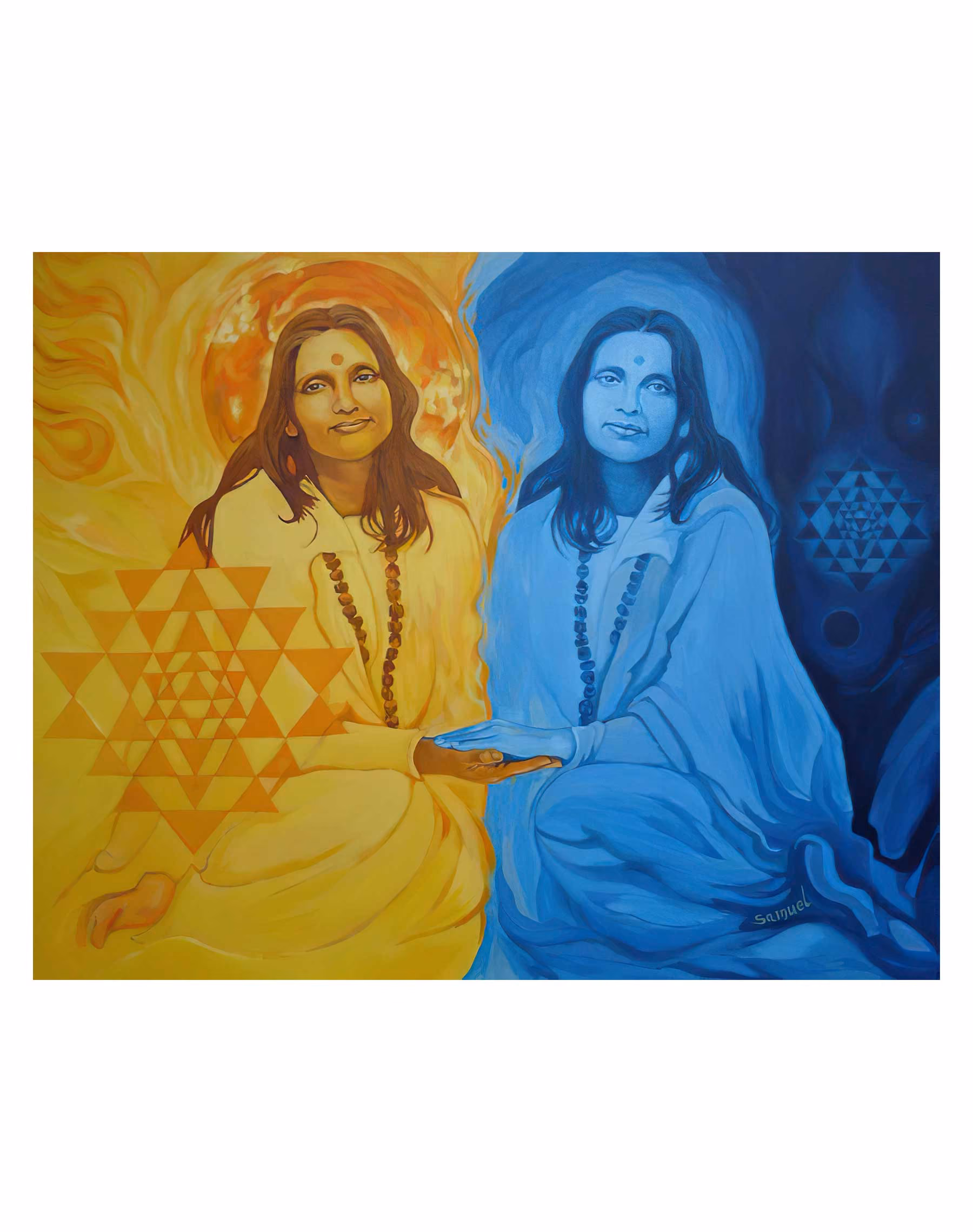 Portrait de Mâ Anandamayi : The Double, de Samuel Edelstein.
