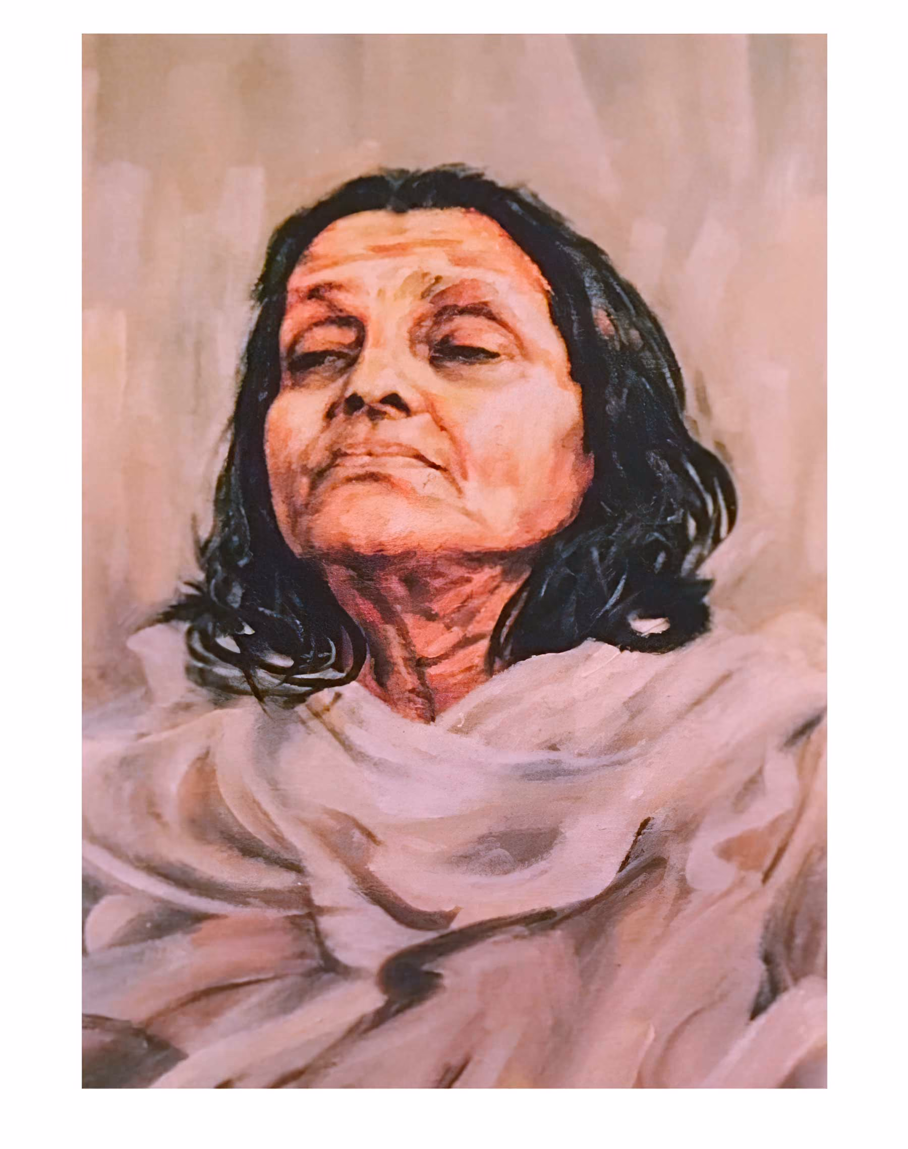 Portrait de Mâ Anandamayi : de Richard Lannoy.