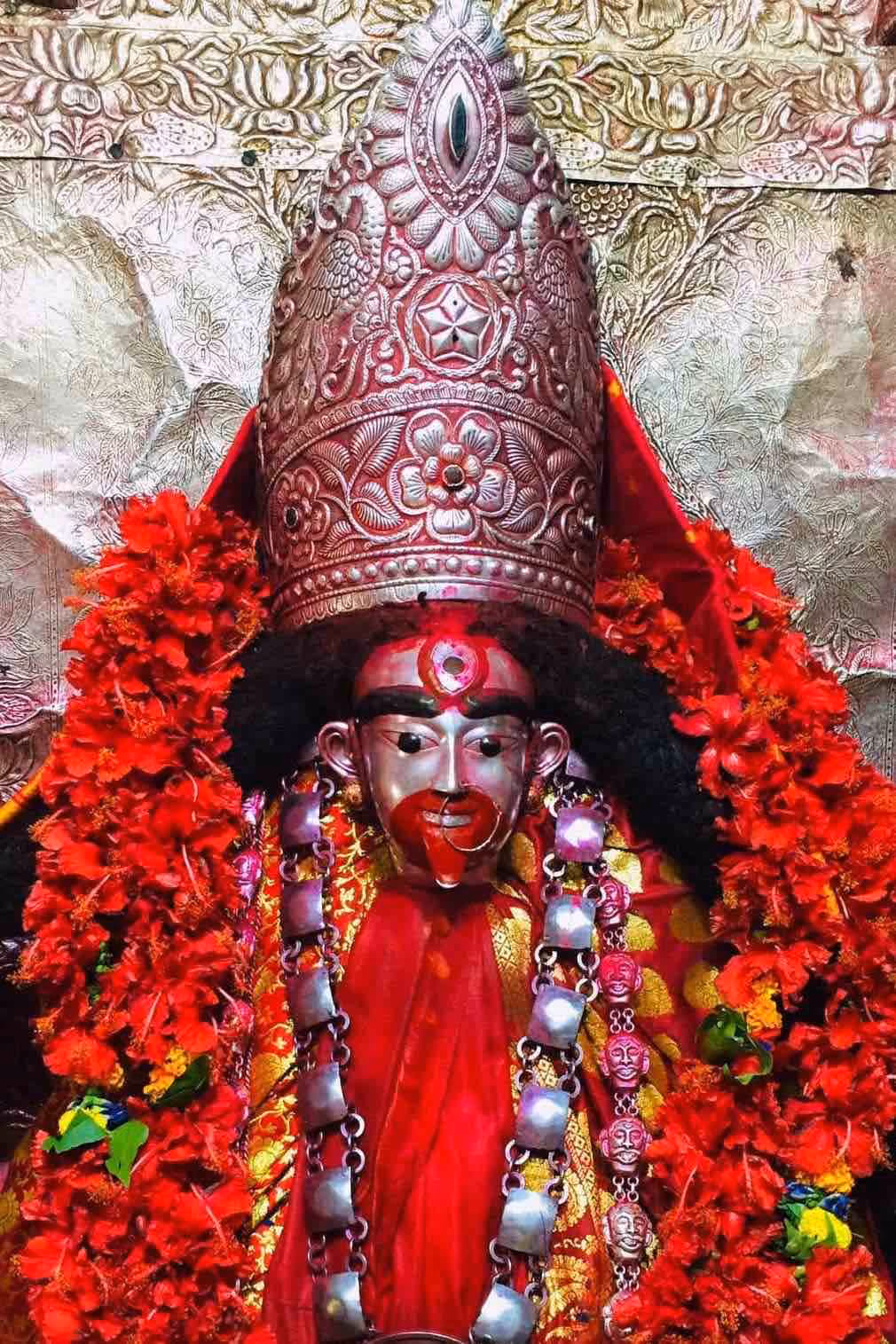 Mère Tara à l'ashram de Mâ Anandamayî, à Tarapeeth