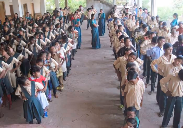 Ecole à Omkareshwar