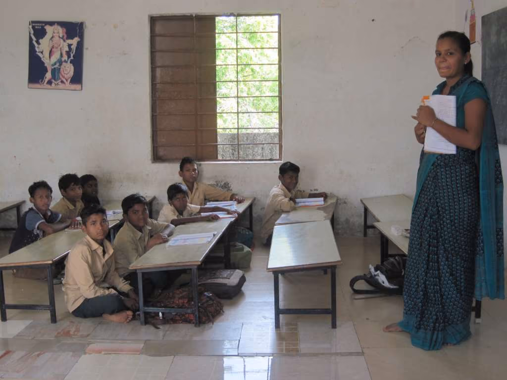 Ecole à Omkareshwar