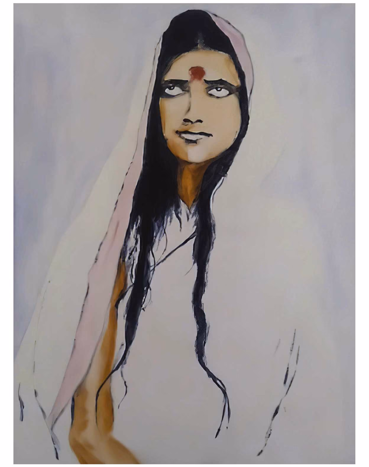 Portrait de Mâ Anandamayî de Kim Helbig