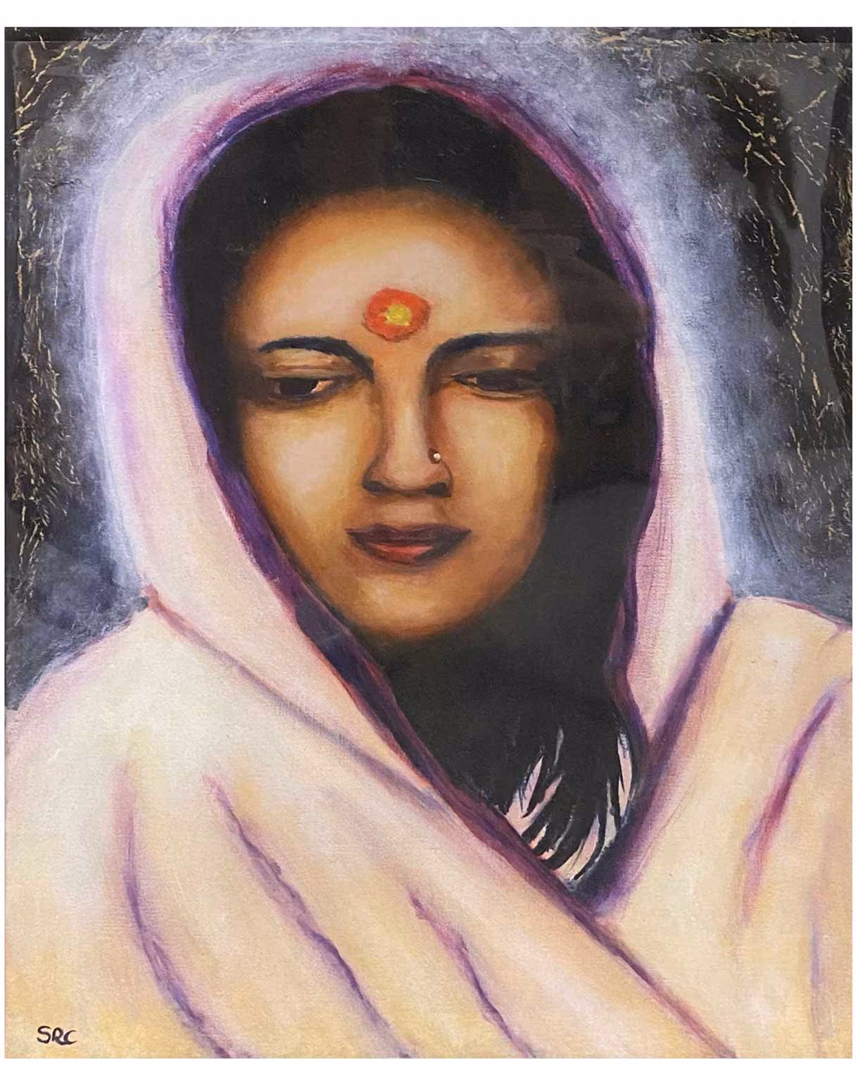 Portrait de Mâ Anandamayî de Steve Crouch