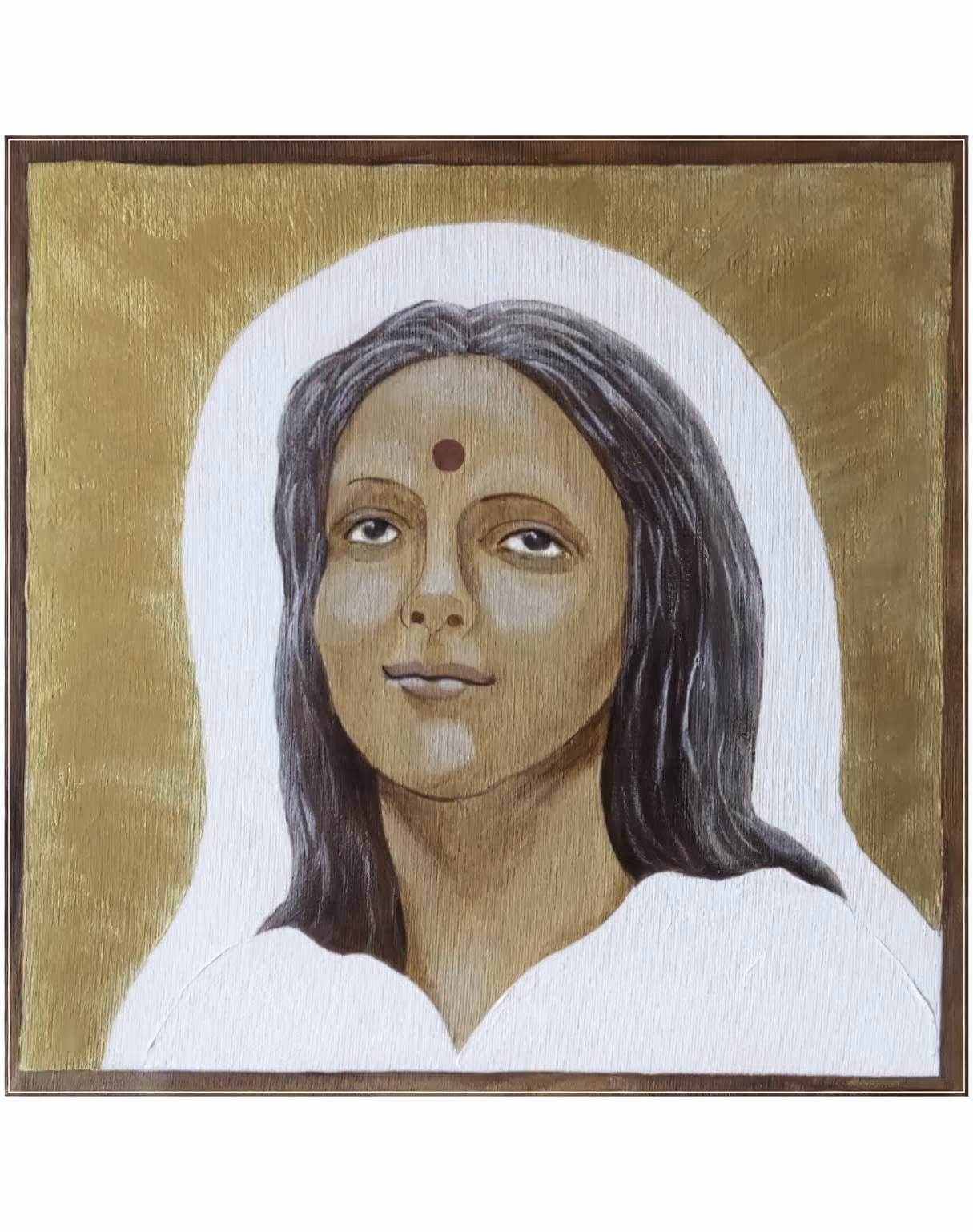 Portrait de Mâ Anandamayî de Francisca Leighton