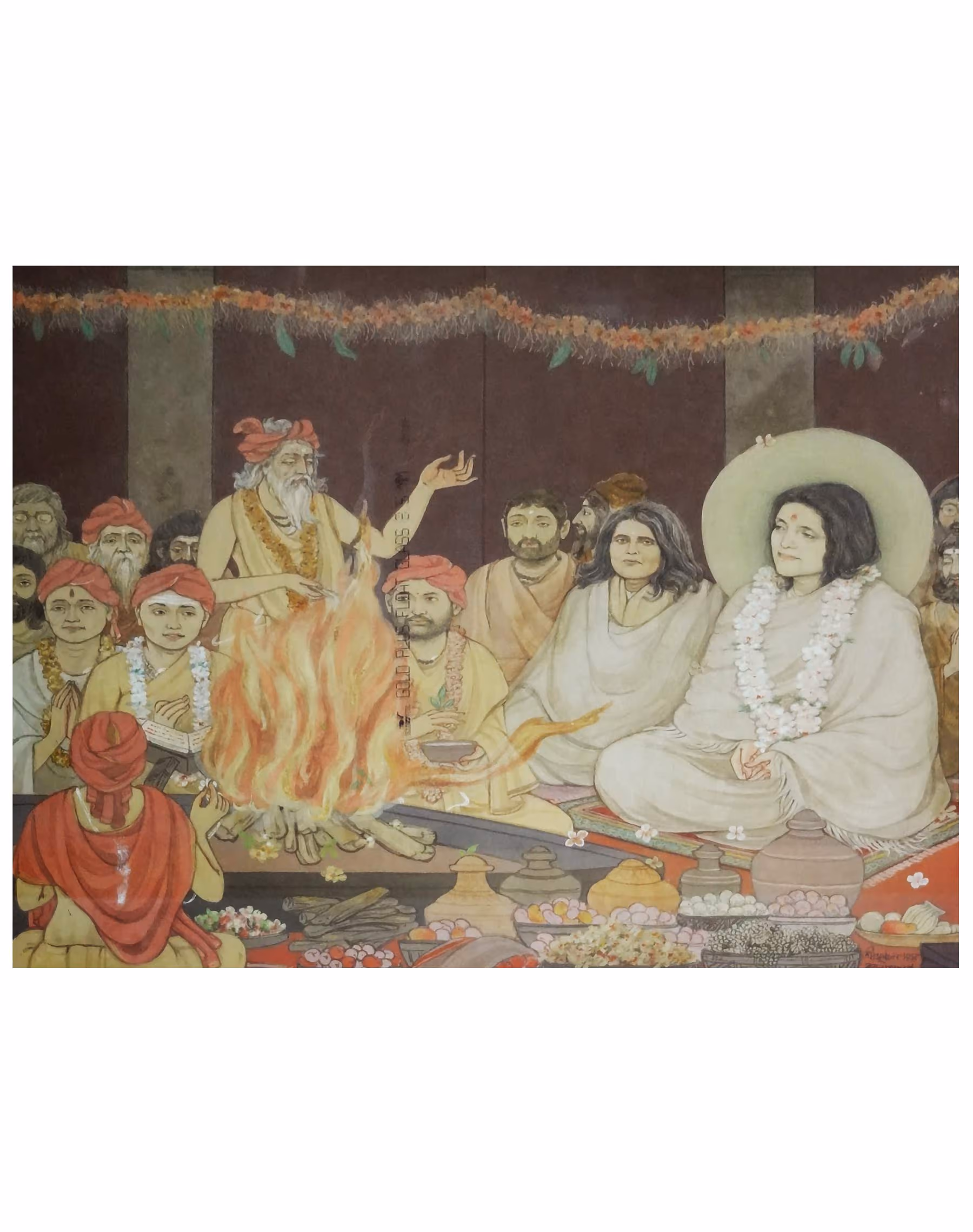 Portrait de Mâ Anandamayî 