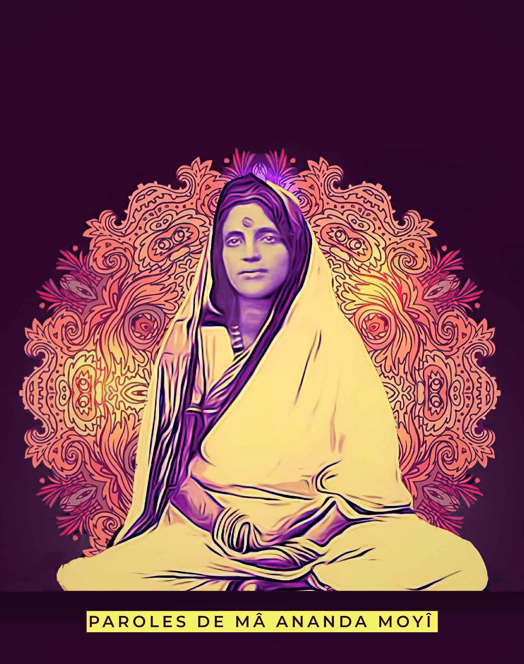 Portrait de Mâ Anandamayî, par Laurent Fendt 