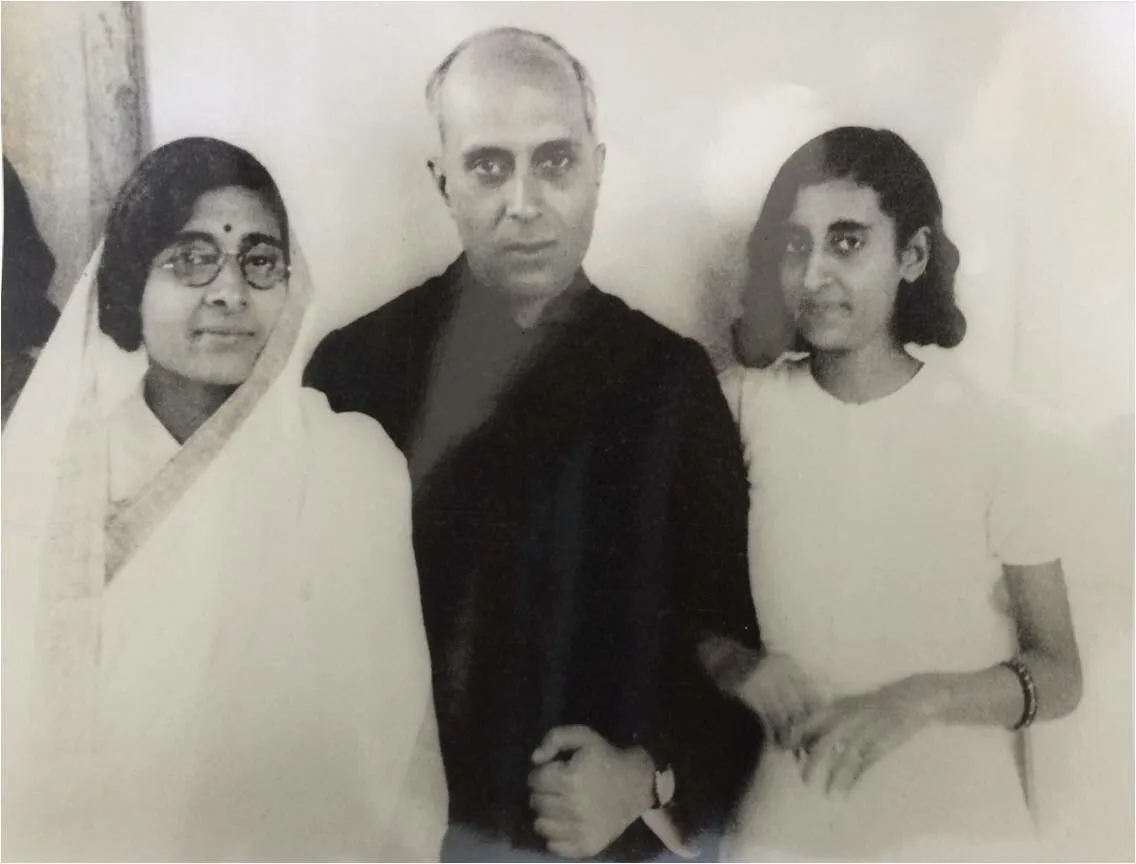 Kamala Nehru, Jawaharlal Nehru et Indira Gandhi