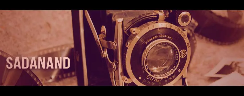 Photographie d'un ancien appareil photo.