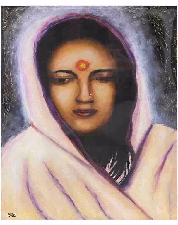Portrait de Mâ Anandamayî de Steve Crouch