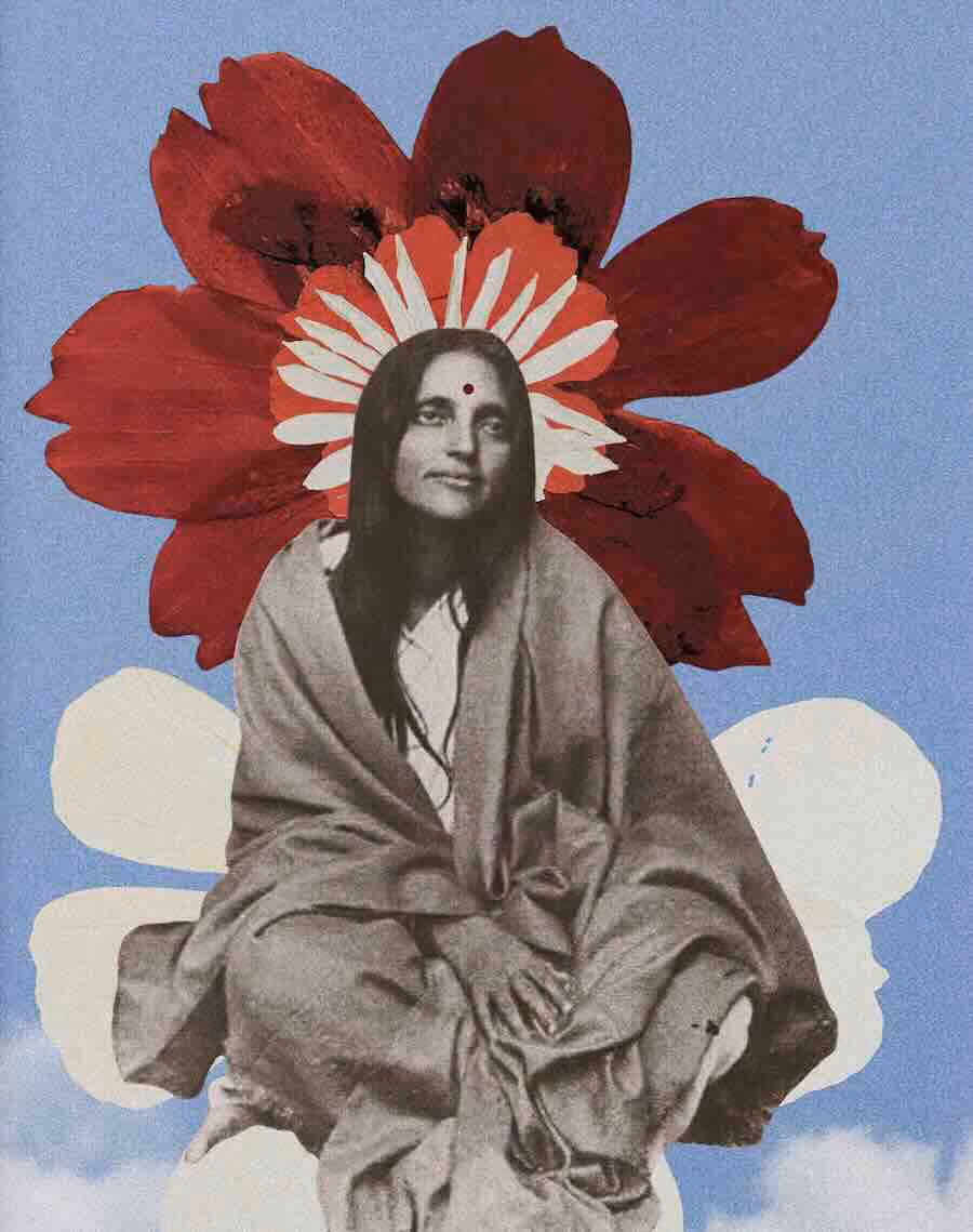 Photo-montage de Mâ Ananda Moyî