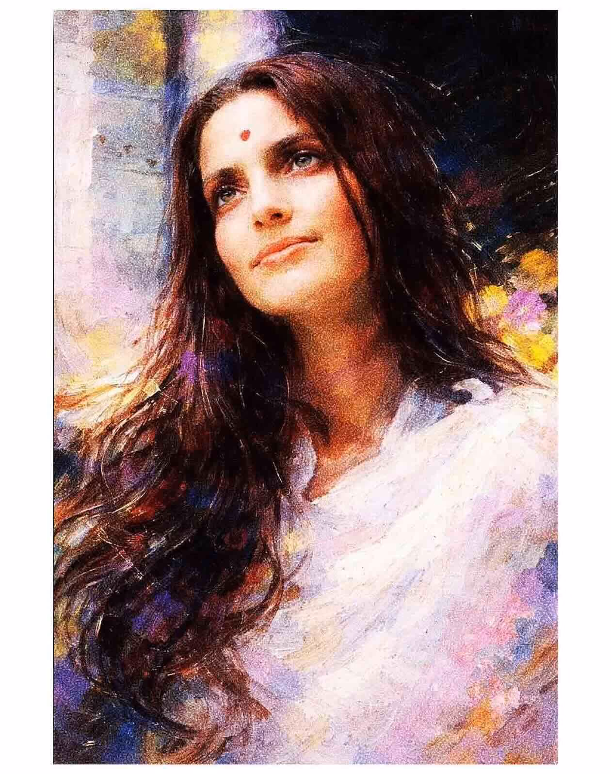 Illustration digitale de Mâ Ananda Moyî
